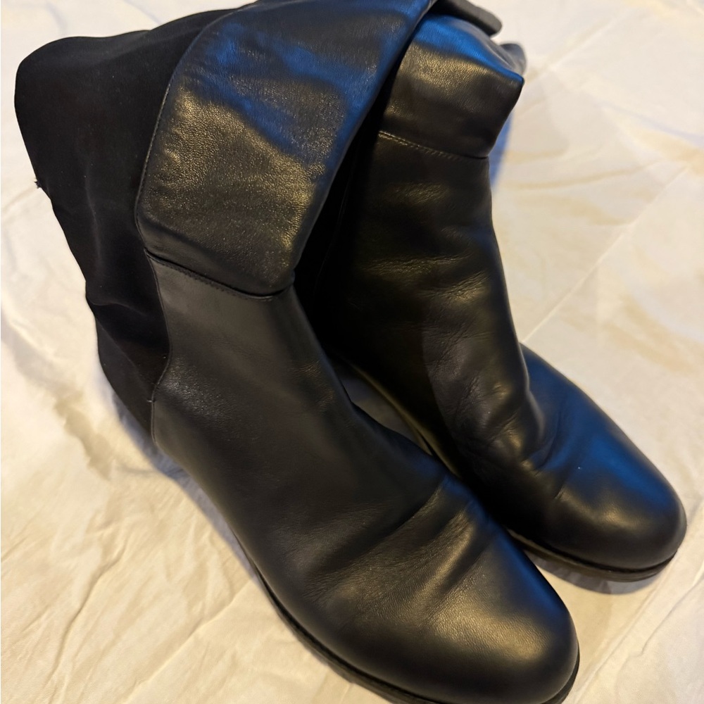 Stuart Weitzman Black Ankle Booties